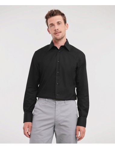 R-R-922M-0-Mens L/S Easy Care Tailored Oxford Shirt